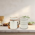 thumbnail image 4 of olkpmnmk 2Pcs Thermos for Hot Food, Portable Round Insulated Lunch Jar with Carry Handle, Wide Mouth 304 Stainless Steel Soup Container Set with Thermal Carry Bag for Work, Classroom, Picnic, 4 of 7