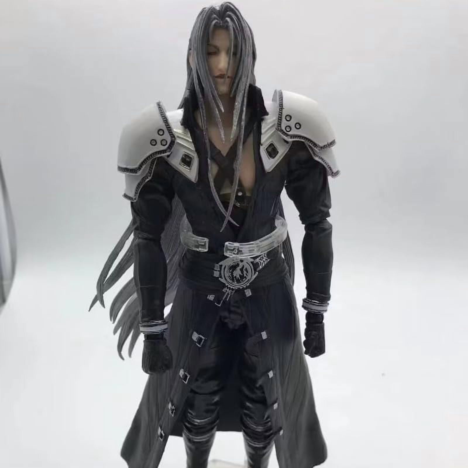 Sephiroth‌ Figure Standing Take A Knife Sephiroth‌ Anime Figures 28cm/11inch Anime Character Statue Model Decoration Ornament Gifts
