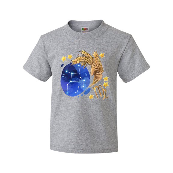 Inktastic Virgo Constellation Zodiac Sign Illustration Youth T-Shirt