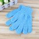 thumbnail image 5 of GOOHOCHY 1 par de guantes exfoliantes de baño, cinco dedos, guantes de exfoliación corporal, ducha de baño, sauna, guantes de limpieza para hombres y mujeres (azul), 5 of 7
