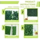 thumbnail image 5 of Pared de césped artificial AOKIE de 20 x 20 pulgadas con 24 setos de boj, 5 of 7