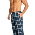thumbnail image 4 of Onimisc Men's 100% Cotton Pajama Pants Lightweight Pjs Bottoms Sleepwear Bottom Pants with Pocket Drawstring,1 Pack, 4 of 7