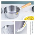 thumbnail image 4 of Stainless Steel Yukihira Pan, Japanese Ports Saucepan Nonstick Pot With Steamer& Wood Handle, Milk Pot Noodle Pot Or Ramen/Milk [Energy Class A], 4 of 7