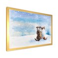 thumbnail image 2 of Designart Dogs During Christmas Season Children's Art Framed Wall Art, 2 of 4
