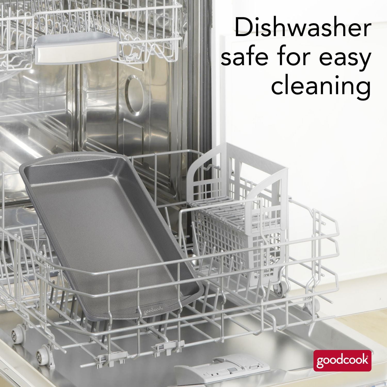 Moule à biscuits/brownies antiadhésif Goodcook, 7x11 po