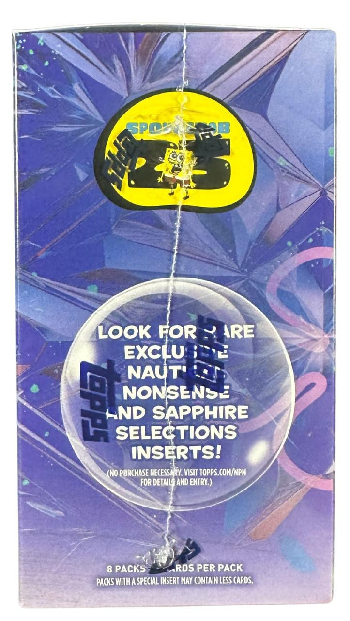 2025 Topps Chrome Sapphire Edition SpongeBob SquarePants 25th Anniversary Box
