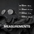 thumbnail image 5 of Oakley OO9440 Clifden Round Shaped Polarized Sunglasses for Men - Includes Official Eyewear Kit - Matte Black Frame with Prizm Black Lens, 5 of 6