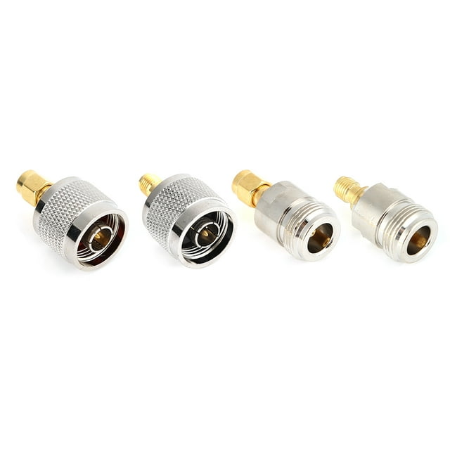 Conector N, 4 Unids/set N-JK A Adaptador SMA Resistente A La Abrasión Para Antenas