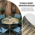 thumbnail image 2 of Nautical Octopus Round Tablecloth for 45-54 Inch Tables,Fitted Table Cover with Elastic Edge,Medieval Retro Map Sailboat Brown Waterproof Outdoor Table Cloth Protector for Patio Garden Dinner Picnic, 2 of 9