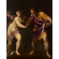 thumbnail image 2 of Guido Reni 12x14 Black Ornate Wood Framed Double Matted Museum Art Print Titled: Orpheus And&nbsp;Eurydice (1596-97), 2 of 5