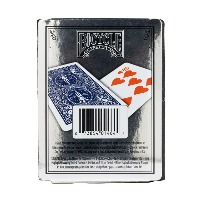 Bicycle Prestige Plastic Premium Playing Cards Standard Index 1 Deck Red or Blue Color May Vary Walmart