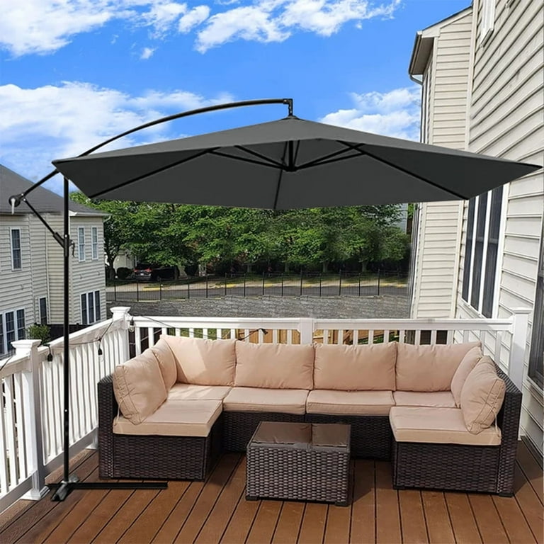 four feet patio umbrella PURPLE LEAF 4' x 6' Market Umbrella Outdoor Table Umbrella Aluminum with Push Button Tilt & 8 Sturdy Ribs and Crank Rectangular Outdoor Umbrellas for Pool Backyard Beach Featuring a convenient push Jardinico Caractere 501 Quad Sidepost
