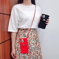 thumbnail image 4 of for Crossbody iPhone 13 Pro Max Wallet Case with Neck Strap Lanyard Credit Card Holder Purse Handbag Case for Women Girls Silicone Rubber Soft Protection Cover for iPhone 13 Pro Max Red, 4 of 16