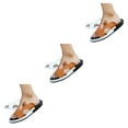 thumbnail image 4 of Sandalias para caminar en la playa Sonducket 2 piezas para hombres senderismo fiesta en la piscina zapatillas de cuero de verano Con punta Type1 NO1, 4 of 6