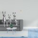 thumbnail image 2 of Escultura De Figura De Familia De Conejos Con Adorno Abstracto De Hoja De Metal Para Escritorio, Mesa, Armario, Estantería, Bar, Decoración De Centro De Mesa Del Hogar, 2 of 8