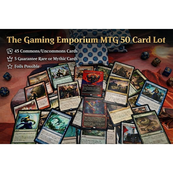 Lote de 50 cartas de MTG Rare Mythic Foils