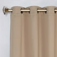 thumbnail image 3 of Superior Blackout Solid Light Filtering Grommet Curtain Panel Set, 46"X 96", Smoked Ash, 3 of 14