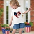 thumbnail image 4 of ZACPNCV Little Boys 4th of July T-Shirt Flag Tees Kids Toddler Short Sleeve Tee Shirts White 3-4 Years, 4 of 9