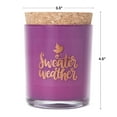 thumbnail image 5 of Colonial Candle Sweater Weather 9.5Oz Scented Candle, Purple, 5 of 6