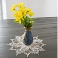 thumbnail image 2 of Neutral Earth Tone Beige Lace Round Doilies (11" Round), 2 of 4