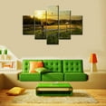 thumbnail image 3 of TISHIRON 5PCS Framed Canvas Wall Art Set,60"x40" Rural Field and Grass Canvas Art Decor, 3 of 7