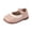Pink, variant on Toddler Girls Mary Jane Shoes Floral Cut-Out Oxfords Dress Flats
