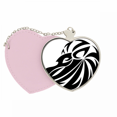thumbnail image 1 of Constelación de Leo zodiac symbol Bolsa de viaje Mirror maquillaje corazón rosa, 1 of 4