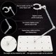 thumbnail image 4 of 3 piezas de soporte para figuras de acción, soporte para modelos de muñecas, soporte para exhibición de figuras de acción, base de soporte para exhibición de figuras de acción compatible con HG RG SD, 4 of 8