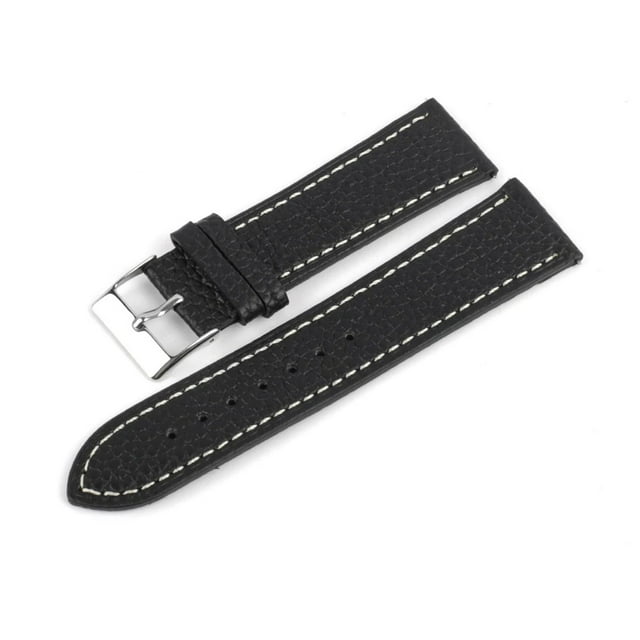 ZWP Litchi Pattern Soft Genuine Leather Watch Strap Men's Ladies 20mm 22mm Cowhide Watch Band Accessories