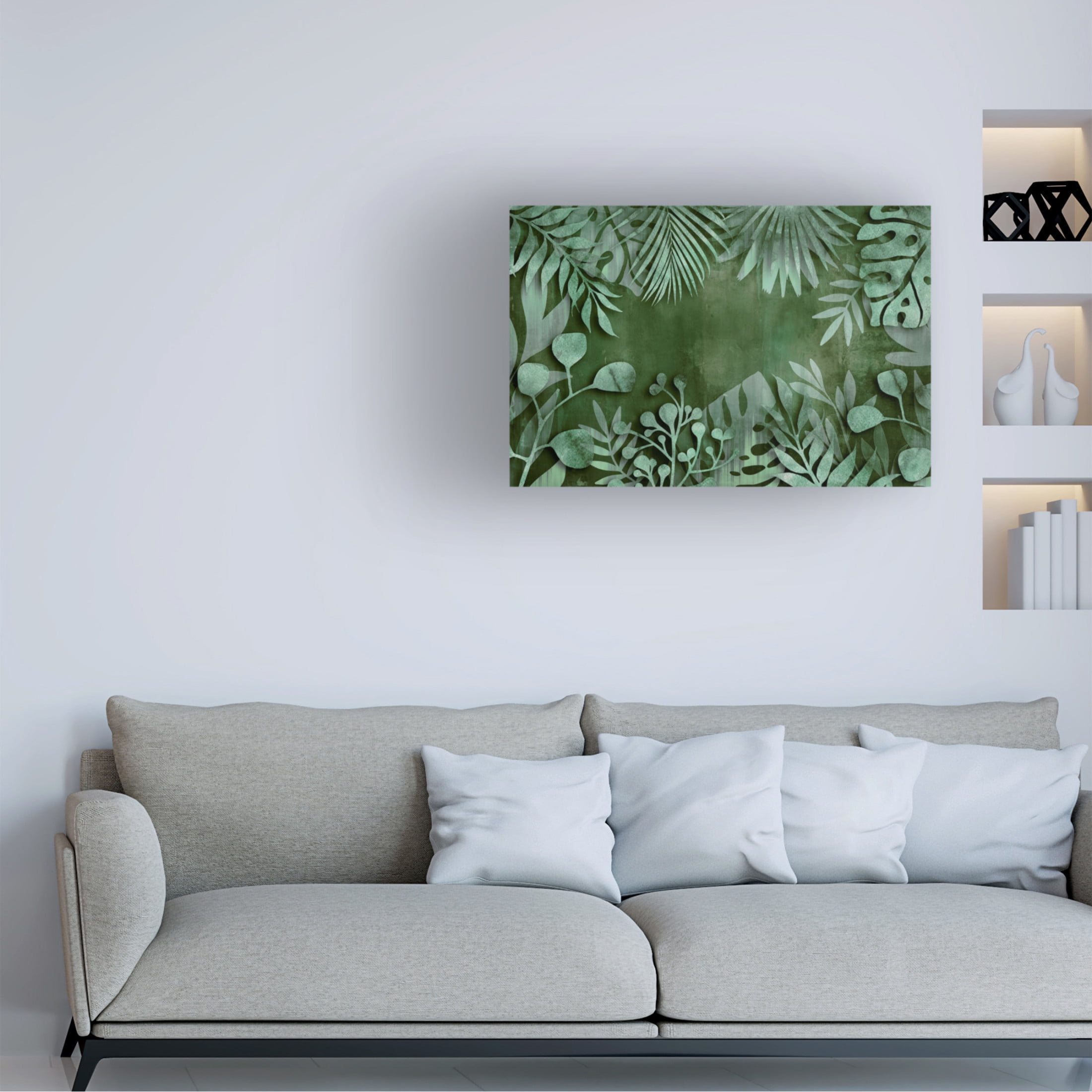 Trademark Fine Art Andrea Haase Abstract Botanical No2 Canvas Wall Art
