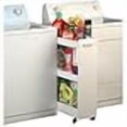 thumbnail image 3 of Venture Horizon Mobile Laundry Caddy White, 3 of 4