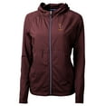 thumbnail image 2 of Women's Cutter & Buck Maroon Minnesota Golden Gophers Vault Adapt Eco Knit Hybrid Recycled Full-Zip Hoodie, 2 of 3