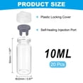 thumbnail image 2 of Uxcell Clear Glass Sample Vials, Liquid Bottles 20pack Gray 10ml, 2 of 7