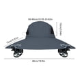thumbnail image 3 of Sombrero Con Ventilador Solar, Sombrero Refrescante Porttil, Diseo De 2 Ventiladores, Material De Malla Transpirable, Para Pesca Vacaciones, Funcionamiento Manual, Equipo Para Actividades, UKHBMC, 3 of 9