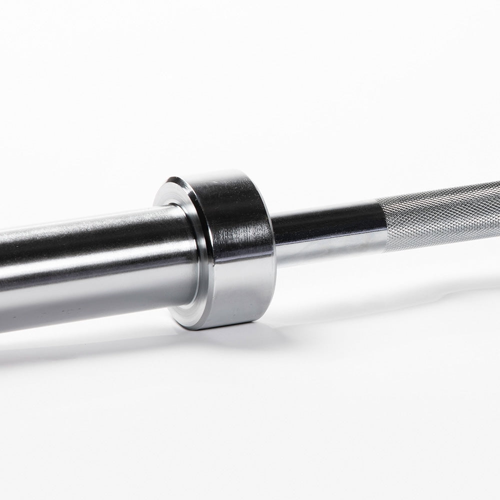 Titan Fitness 60" Olympic Weightlifting Barbell, 500 LB Capacity, 28mm Grip Shaft, Chrome Finish