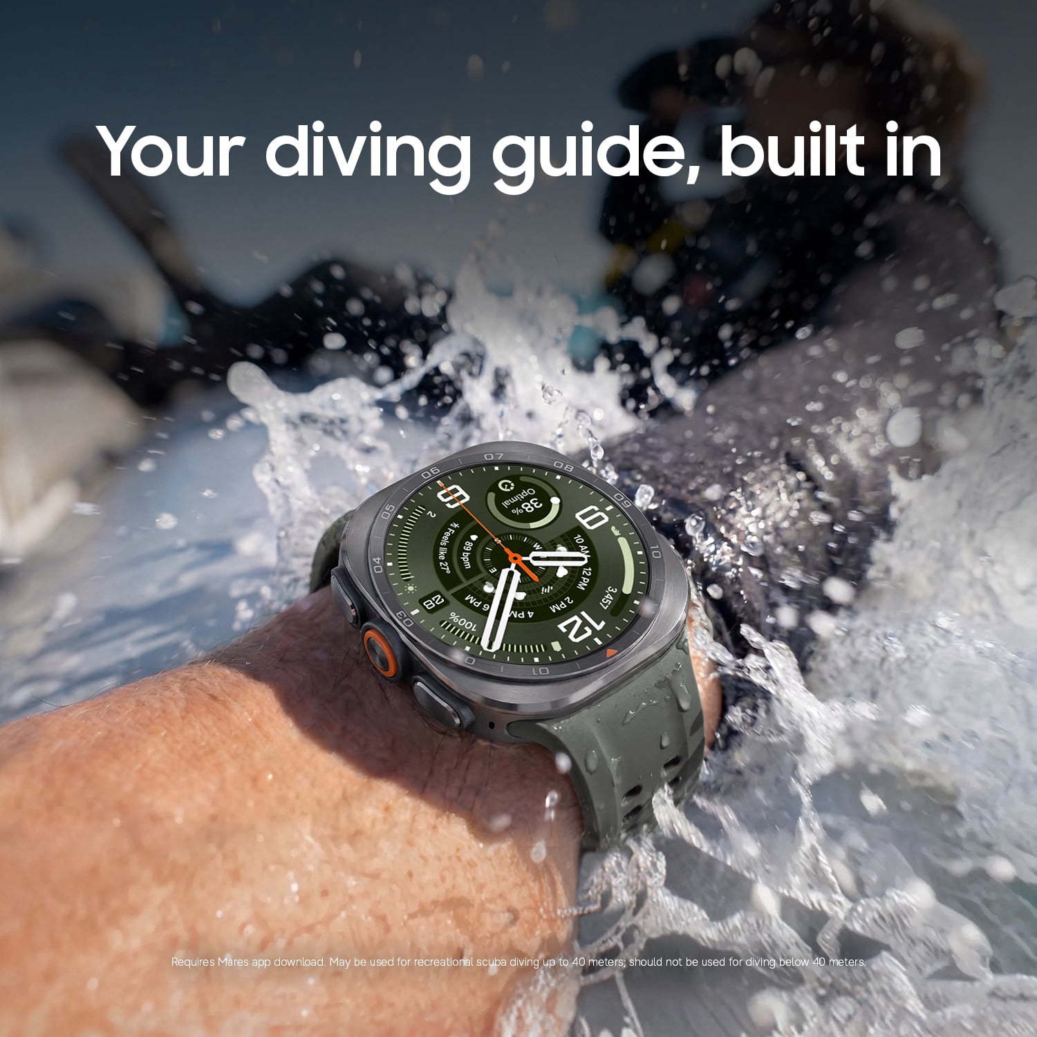 Samsung Galaxy Watch Ultra2 Cellular 47mm Smart Watch, Titanium Silver