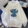 thumbnail image 4 of Disney-Sudadera con capucha de Lilo Stitch para hombre y mujer, ropa de calle con estampado de Anime Kawaii, de Manga corta, 4 of 5