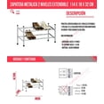 thumbnail image 3 of Zapatera Metalica 2 Niv Extendible 12 Pares Namaro, 3 of 6