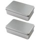 thumbnail image 1 of 2 unids Frosted Cover Candy Jars Caja de almacenamiento de galletas Biscuit TinPlance Cajas de plata, 1 of 4