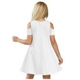 thumbnail image 3 of Gubotare Dresses for Teens Girls Toddler Baby Girl Outfit Embroidery Smocked Dress Playwear Sundress Size 5-6T (White,5-6 Years), 3 of 8