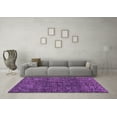thumbnail image 3 of Ahgly Company Indoor Rectangle Abstract Purple Modern Area Rugs, 8' x 12', 3 of 4