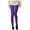 Purple, variant on Arlun Women's Thin Yoga Leggings Fashion Stretchy Straight Slim Fitted Candy Neon Colors Yoga Pants Lightweight Soft Comfy Elastic High Waist Casual Legging White XL