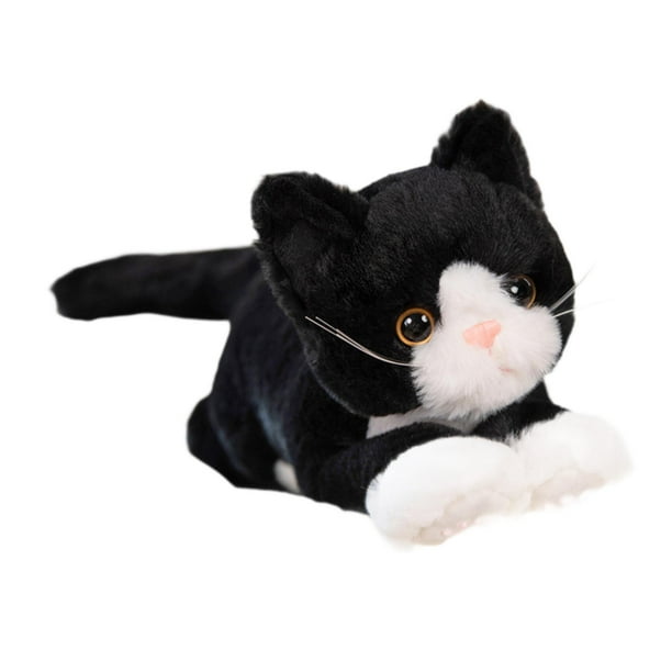 Peluche chat noir - peluche faite main, peluche chat noir, cadeau pour amoureux des chats, doudou chat noir, réalisé sur commande - France