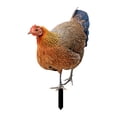 thumbnail image 3 of Estaca de jardín con forma de pollo, estatua de animal, estacas, regalos, estacas de patio, animal Estilo A, 3 of 9