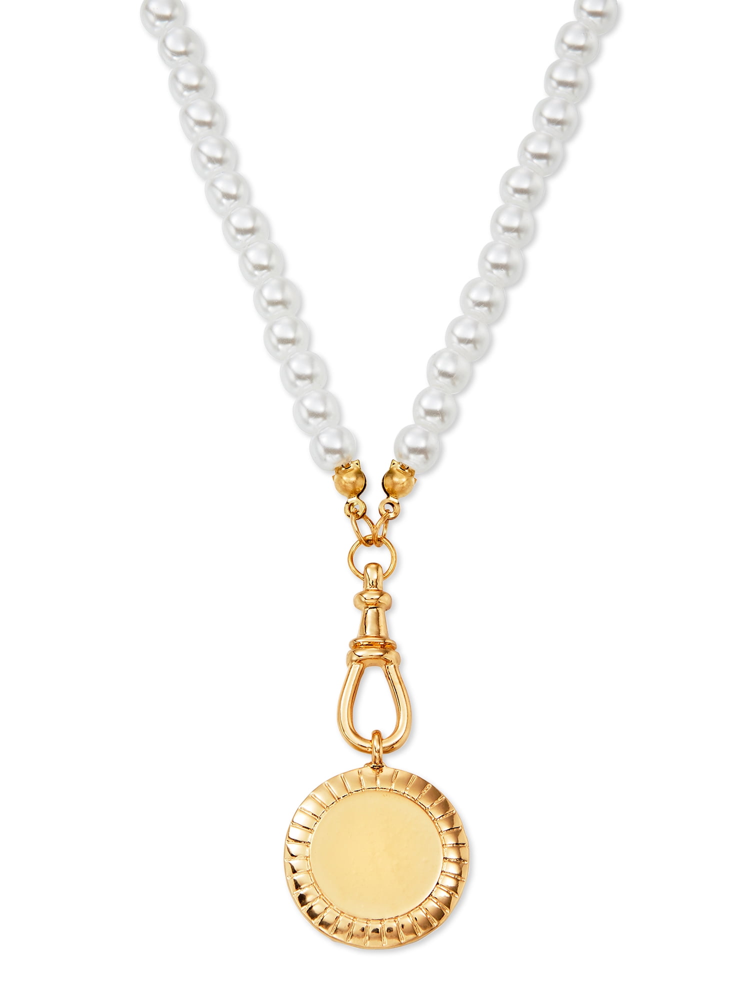 Pink Box Bezeled Heart Inspiration Necklace Gold Refreshed