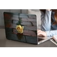 thumbnail image 1 of KSK KAISHEK Protective Case Hard Cover Compatible New MacBook Air 13" with Retina Display Touch ID USB Type-C Model: A2337 m1&A2179&A1932 (Rose series 0714), 1 of 5