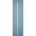 thumbnail image 1 of 6 ft. 2 Piece Silver Spinning Flagpole with Ball, 1 of 1