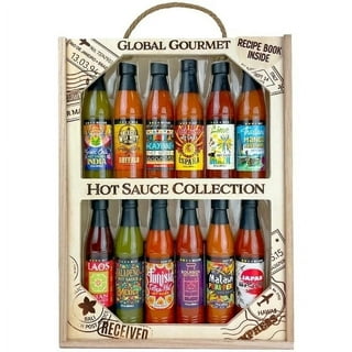 Maud Borup Hot Sauce Challenge Holiday Gift Set, 8 Flavors & Heat
