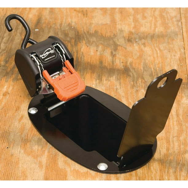 CargoBuckle F18804 Retractable Ratchet TieDown Flush Mount System
