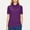Purple, variant on hoksml Women's Polo Shirts Solid Color T-Shirts Sports Lapel Dry Short Sleeve Working Clothes Tops/Shirt Casual Clothes 2025 Summer on Clearance